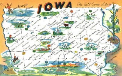 Salutări de la, Iowa Poștal