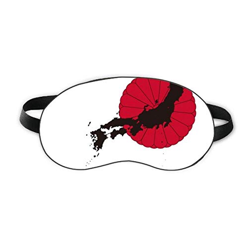 Mapa japoneză emblemă model de somn SHIELD SHIELD NOAPTĂ SĂRBOLDĂ BLOOD SHADE COVER