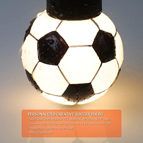 Bec OMED Soccer Lamp, Cadouri de fotbal pentru băieți și fete, Decor de fotbal pentru Băieți cameră și Petrecere de ziua de