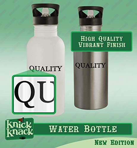 Cadouri Knick Knack #Corter - Sticlă de apă din oțel inoxidabil 20oz, argintiu