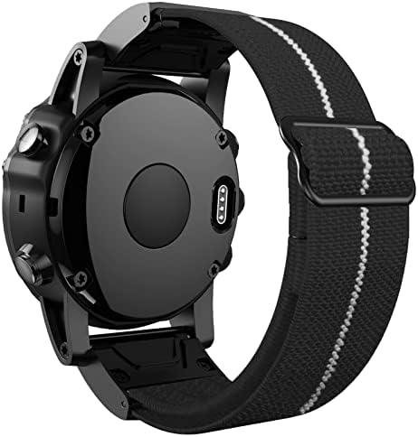 Outvi 22mm Nylon Watchband curea pentru Garmin Fenix ​​6x 6 Pro Watch Easyfit Band Band Band pentru Fenix ​​5X 5 Plus 3 3HR
