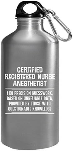 Certificat Nurse Nurse Anestezist Precision Gueswork - Sticlă de apă