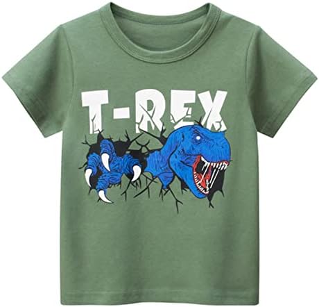 Copii pentru copii pentru băieți pentru băieți fete dinozaur cu mânecă scurtă tricouri Tricouri de topuri pentru copii pentru