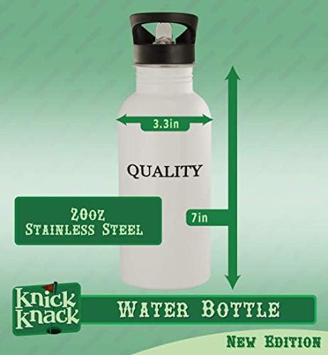 Cadouri Knick Knack #airlines - Sticlă de apă din oțel inoxidabil 20oz, argintiu