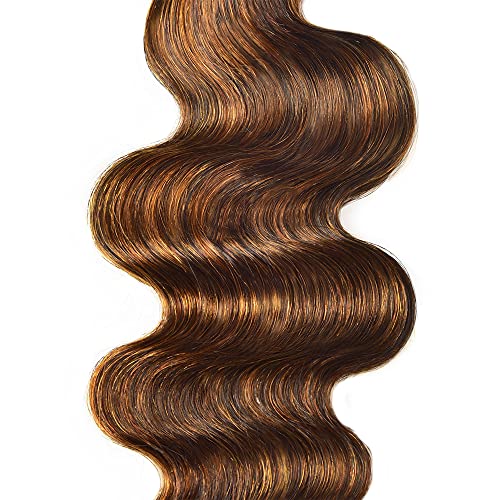 16 18 20 Inch P4/30 Brown Bundles Human Hair Highlight Bundle Body Wave 8a grad Păr Virgin neprelucrat 3 pachete Brazilian