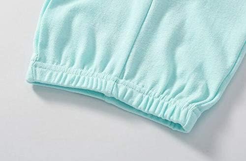 Alsmiley Unisex Baby cu 5 pachete lungi Pantaloni nou-născuți până la Copiii de bumbac pentru copii Pantaloni scurți de bumbac