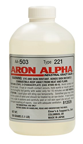 Aron Alpha Type 221 Set rapid Set Instant Adeziv 500 G Sticlă