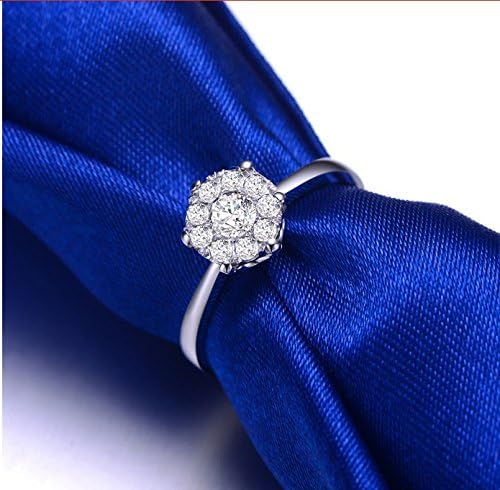 Nunta cu inel de diamant de aur 18k de aur propune femei pentru fete fete cadou 1ct 2ct 3ct grup de lux Inlay Autentine Noua
