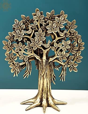 Exotic India 10 Bodhi Tree | Handmade - Brass