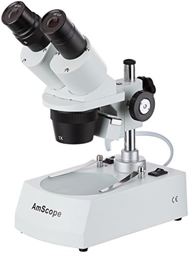 Microscop Stereo binocular Amscope SE305R-PX-P digital montat în față, oculare WF5x și WF10x, mărire 5X/10x/15X/30x, obiective
