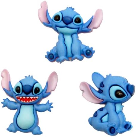 Disney Lelo & Stitch Buttons & Demplishings by Dress It Up - Stitch - 3 piese
