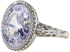 2023 cadou nou inel de piatră pentru femei Bijuterii logodnă Inele de nuntă albe colier cu degetul mijlociu pentru femei