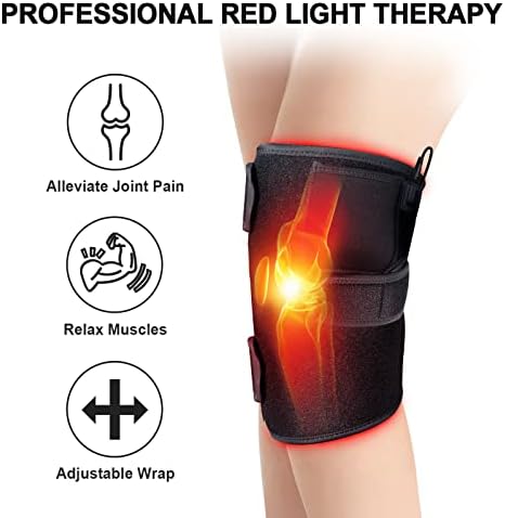 Terapie cu lumină roșie tampoane pentru genunchi, terapie cu lumină roșie pentru corp - pentru ameliorarea durerii articulare