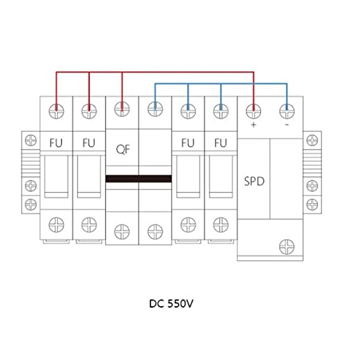 PV Combiner Box 2 șir impermeabil Solar Combiner Box cu întrerupător de Circuit pentru module solare de siliciu monocristalin