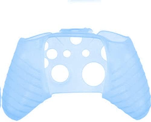Gadgetswrap Silicon din cauciuc moale Capac de protecție compatibil cu controlerul Xbox One - albastru