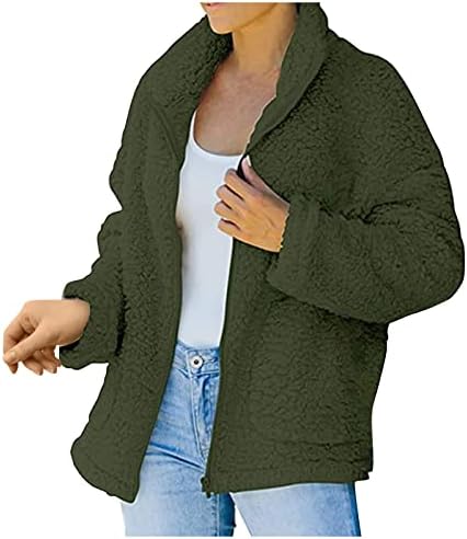 Prdecexlu cu mânecă lungă boho haina de decupaj pentru femei pub-ul căderea sacoului puffer confortabil super moale solid color