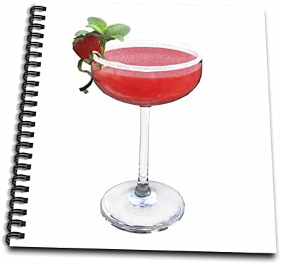 3drose Boehm Graphics Drinks - o băutură alcoolică Daiquiri cu căpșuni-cărți de desen