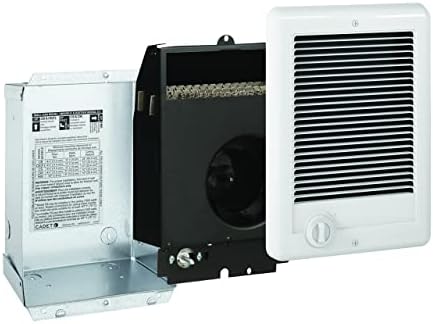 Cadet com-Pak încălzitor Electric de perete unitate completă cu termostat, 5120 BTU, 120 volți, 1500 wați, Alb