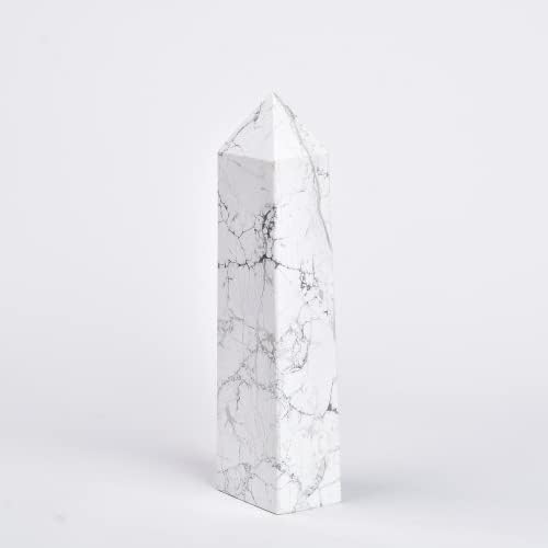 Gem Gem mare de cuarț de cristal Vindecarea cristalului Turn obelisc turn alb urlet de cristal decor 1,8-2,2 lbs