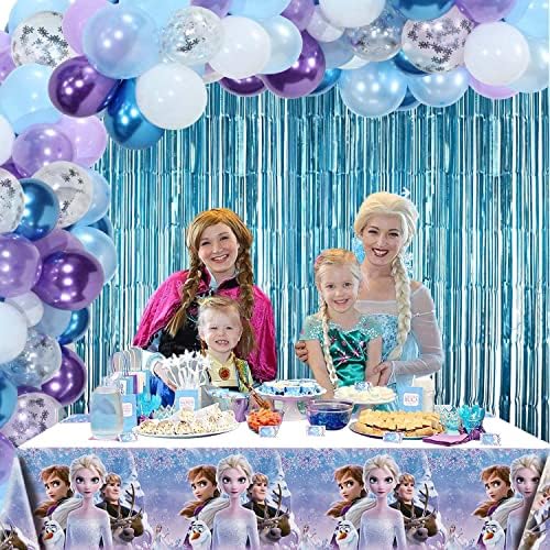 2buc iarna gheață printesa tematice petrecere de aniversare decorare printesa tabel acoperi pentru fete Petrecere de aniversare