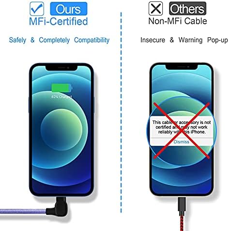 Cablu USB C la Lightning certificat MFi Cablu Încărcător Rapid Apple 5ft cablu încărcător iPhone 90 de grade Cablu de încărcare