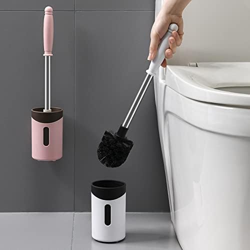 Wionc gospodărie cu mâner lung de toaletă perie de toaletă unghi complet decontaminare pensulă moale de toaletă gospodărie
