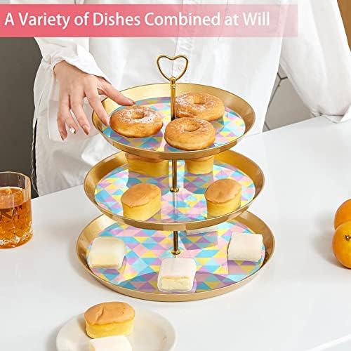 3 niveluri de desert suport pentru desert cupcake farfurie de plastic de servire din plastic suport pentru nuntă pentru naștere