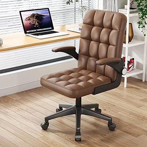 Xuegw Scaune pentru Computer de acasă scaune de birou pentru suport lombar și confort, înălțime reglabilă, scaun de acasă cu