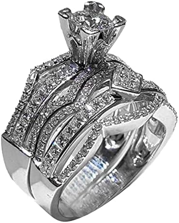 Femei Inel Moda Wear Diamond Diamond-KLE diamant inel inel RingNew Valentine ' s Rose Day stivuite Rose Ring