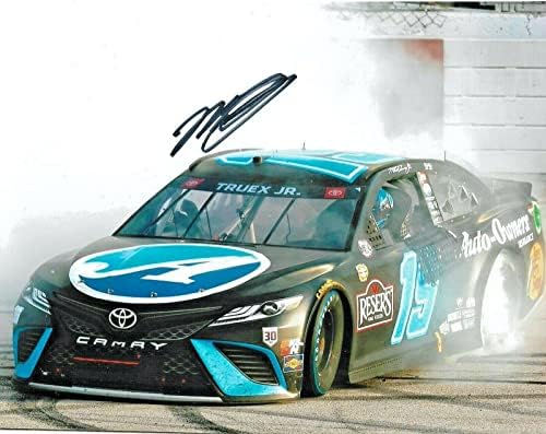 2021 Martin Truex Jr Darlington 400 Câștigă NASCAR SEMNAT AUTO 8X10 POTO COA 2 - Fotografii NASCAR autografate