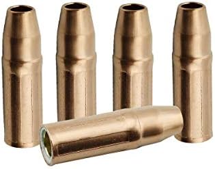 WeldingCity 5-PCS Duze de gaz 23-50 1/2 pentru Lincoln Magnum 300-400 și Tweco Professional 3 MIG Welding Guns