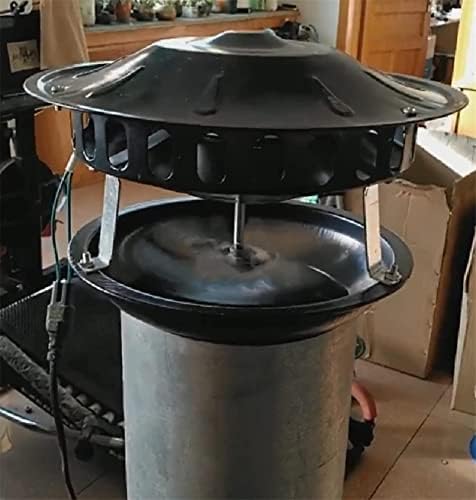 AJAZI Horn Fan induse proiectul Fan bucătărie 21cm Horn suflantă ventilator semineu evacuare ventilator de uz casnic evacuare