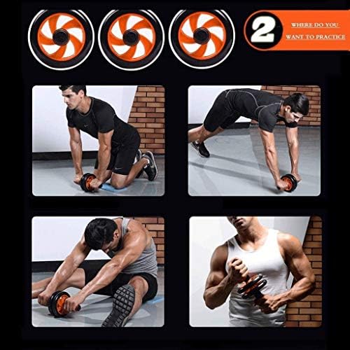 Quanjj Revenire automată și unghiuri multiple antrenamente de bază ， roată cu role abdominal pentru exerciții de fitness Echipamente
