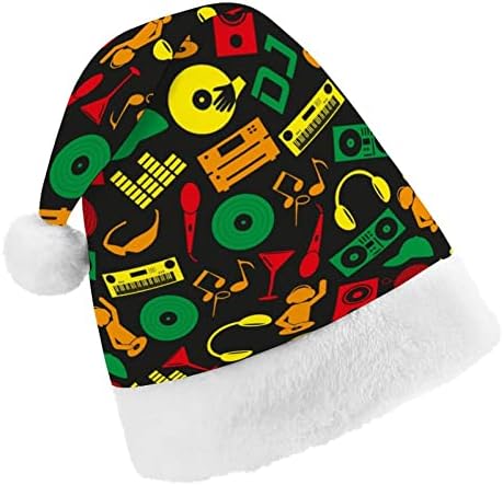 Music Club Dj culoare Crăciun Santa pălărie pentru Roșu Xmas Cap de vacanță favorizează Anul Nou festive party Supplies