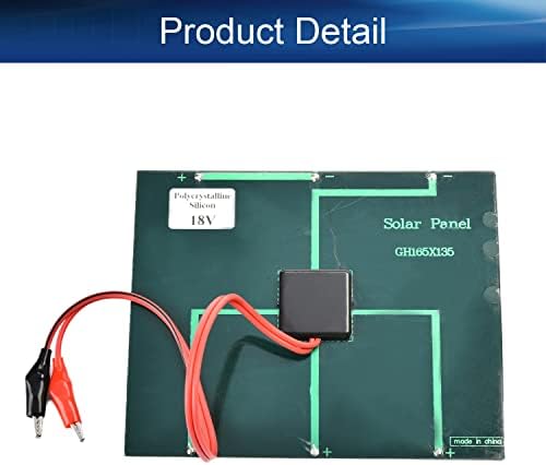 Heyiarbeit 18V 3.5 W policristalin mini panou Solar modul DIY pentru jucării ușoare încărcător 165x135mm 1 buc