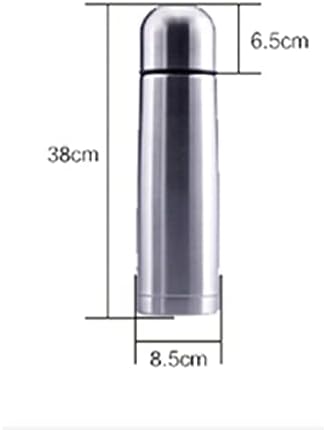 Ganfanren izolate clasic clasic 1000 ml flacoane de vid portabile termos din oțel inoxidabil Cup