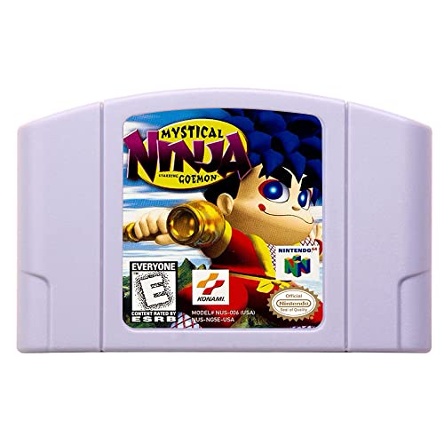 Nou N64 jocuri cartuș Ninja mistic încearcă Goemon SUA versiune NTSC pentru N64 consola carte de joc