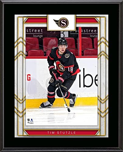 Tim Stutzle Ottawa Senatori 10.5 x 13 Placă de jucători sublimati - placi și colaje pentru jucători NHL