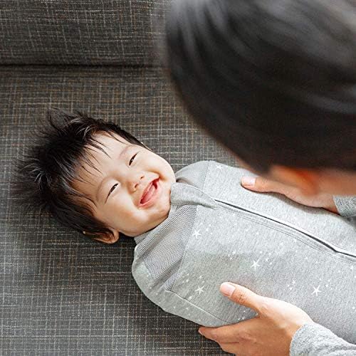 Cel Mai Fericit Copil Sleepea 5 Secunde Swaddle- Bumbac Organic Baby Swaddle Blanket-Doctor Designed Promovează Dezvoltarea