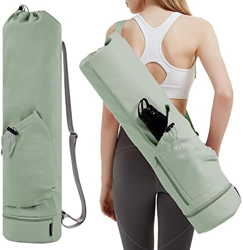 sportsYoga Mat sac cu buzunar Sticla de apa si buzunar umed de Jos, Exercitarea Yoga Mat Carrier multi-funcțional sac de
