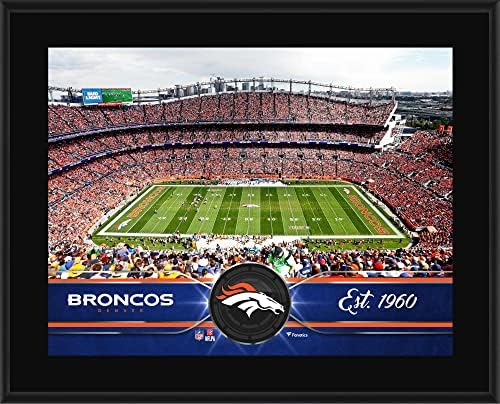 Denver Broncos 10.5 x 13 Placă de echipă sublimată - plăci și colaje ale echipei NFL