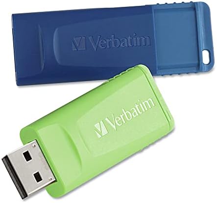 Verbatim 99124 Store 'N'Go USB 2.0 Drive Flash, 32 GB, albastru/verde, 2 pachet