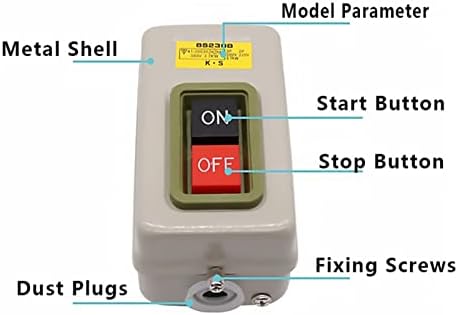 Buton de control al puterii SNKB Comutator industrial gospodărie cu trei faze buton de pornire a motorului Apăsați comutator