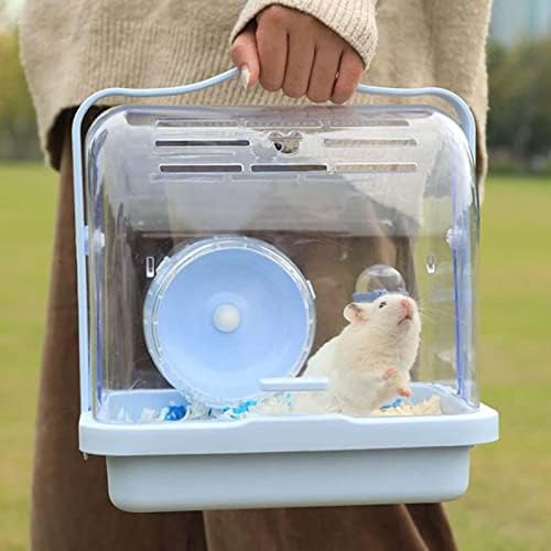 Cușcă generică de hamster cu roată cu roată curea pentru animale de companie jucărie portabilă de hamster pentru șobolani iepuras