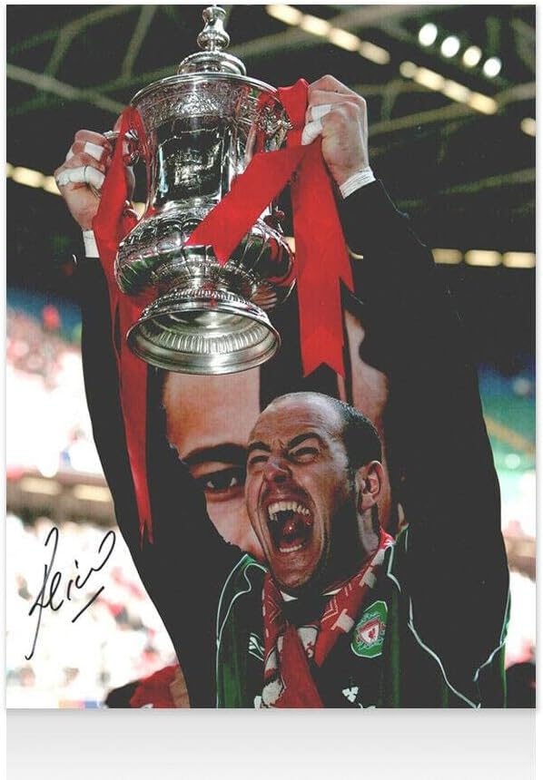 Pepe Reina a semnat Liverpool Photo - câștigător al Cupei FA Autograf - Fotografii de fotbal autografate
