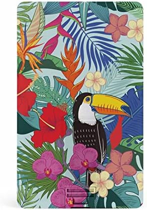 Păsări de papagali tropicali cu jungle flori usb memorie business business-drive-drives card card card bank card forma