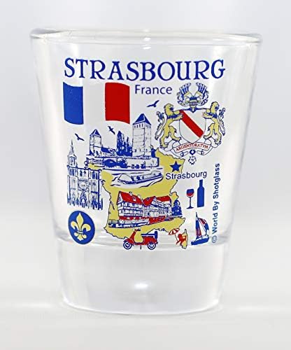 Strasbourg Franța Marile Orașe Franceze Colectia Shot Glass