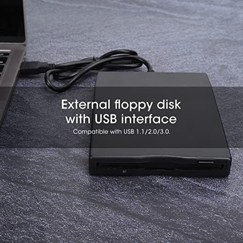 Unitate de dischetă portabilă, unitate de dischetă externă USB de 3,5, 1,44 MB FDD pentru PC Windows 2000 / XP/Vista / 7/8,