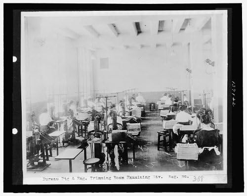 HistoricalFindings Foto: Biroul de imprimare și gravură, sala de tuns, diviziune de examinare, stații de lucru