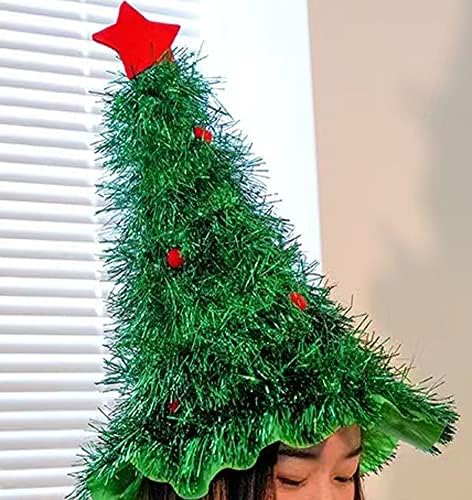 Crăciun Hat Xmas Hat Crăciun copac stil pălărie pentru femei bărbați Merry Xmas carnaval petrecere costum Recuzita verde